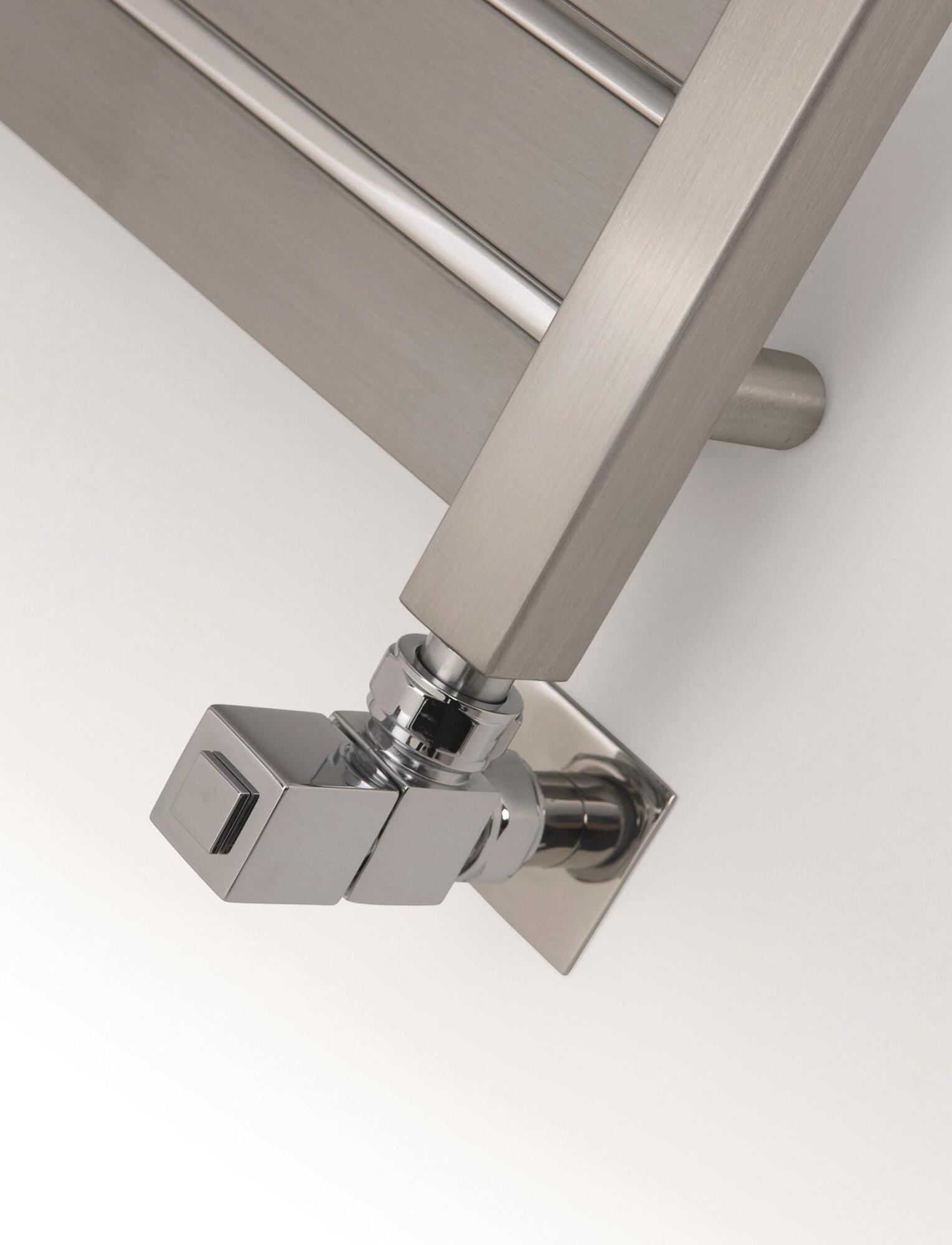 Полотенцесушитель Hammam UNO Stainless steel  комбинированный; электрический или водяной Сталь  - Вид №15