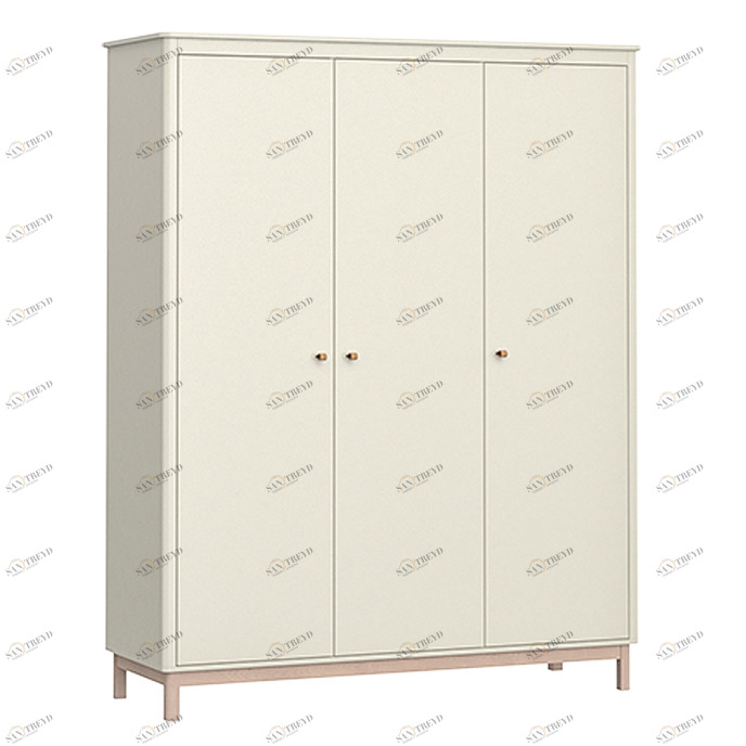 Шкаф трехдверный Classic молочный ELLIPSE ELLIPSE CLASSIC 351706 Молочный Santreyd 