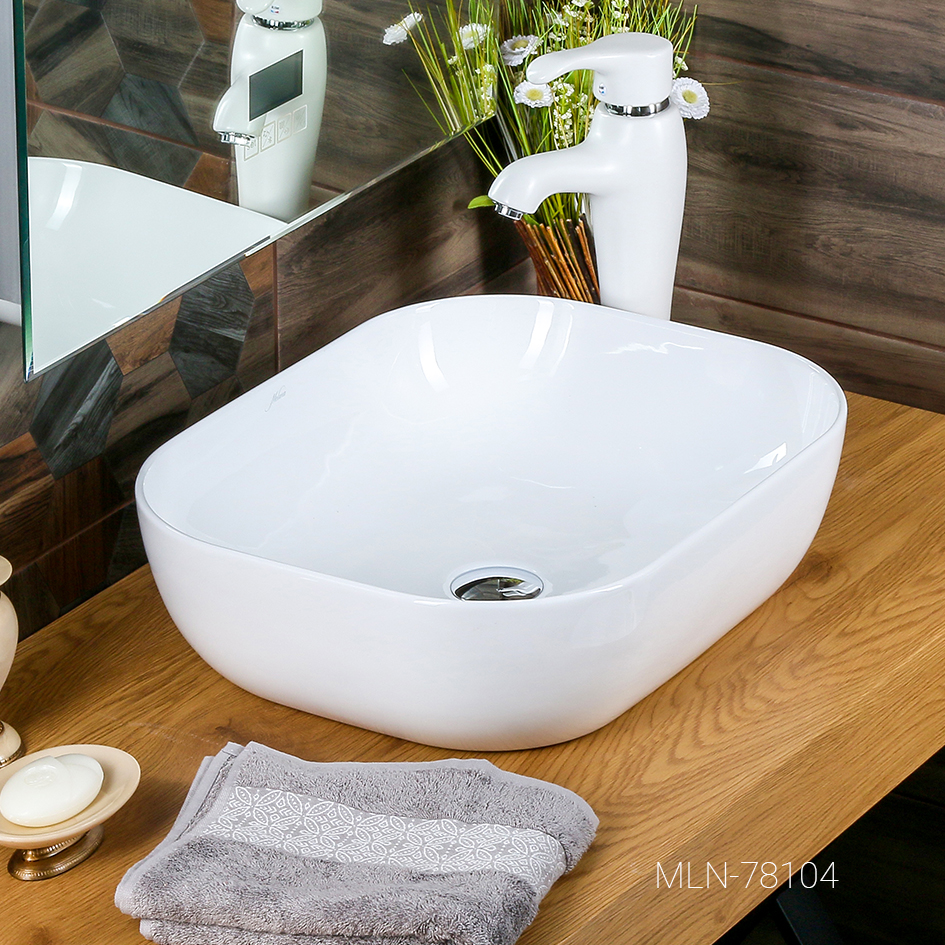 Накладная раковина melana mln-78104 78104-805