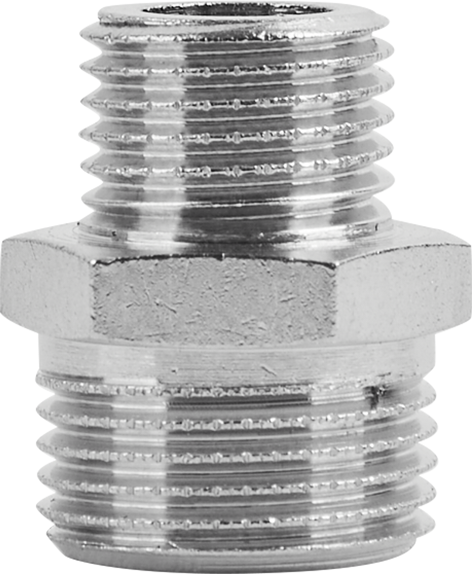 Ниппель переходной STOUT 3/8"x1/4" никелированная латунь 84868134 STLM-0056479 - Вид №1