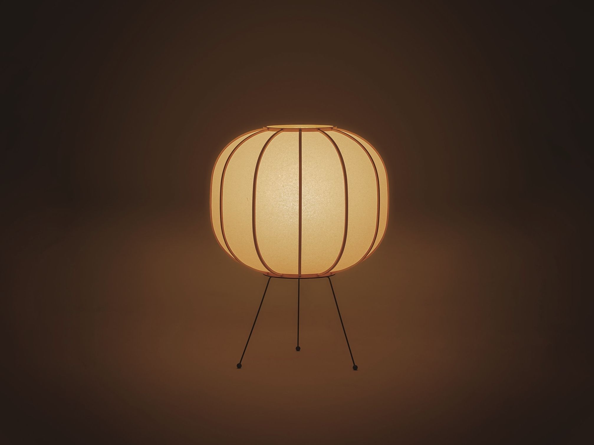 Торшер ручной работы из японской бумаги DE PADOVA Bombori ARCH-00060904 - Вид №3