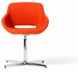 Diemme Кресло тканевое с подлокотниками для залов ожидания Clea plus