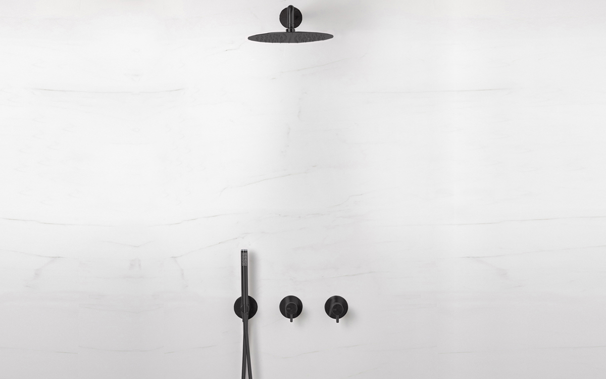 QS3100-340WB Душ - черныйd line Qtoo  - Вид №2