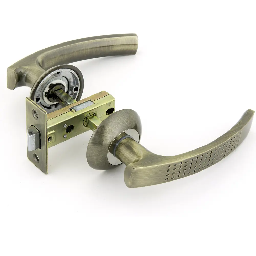 Комплект дверных ручек Фабрика замков 11L 100, цвет античная бронза STLM-2091299 - Вид №1