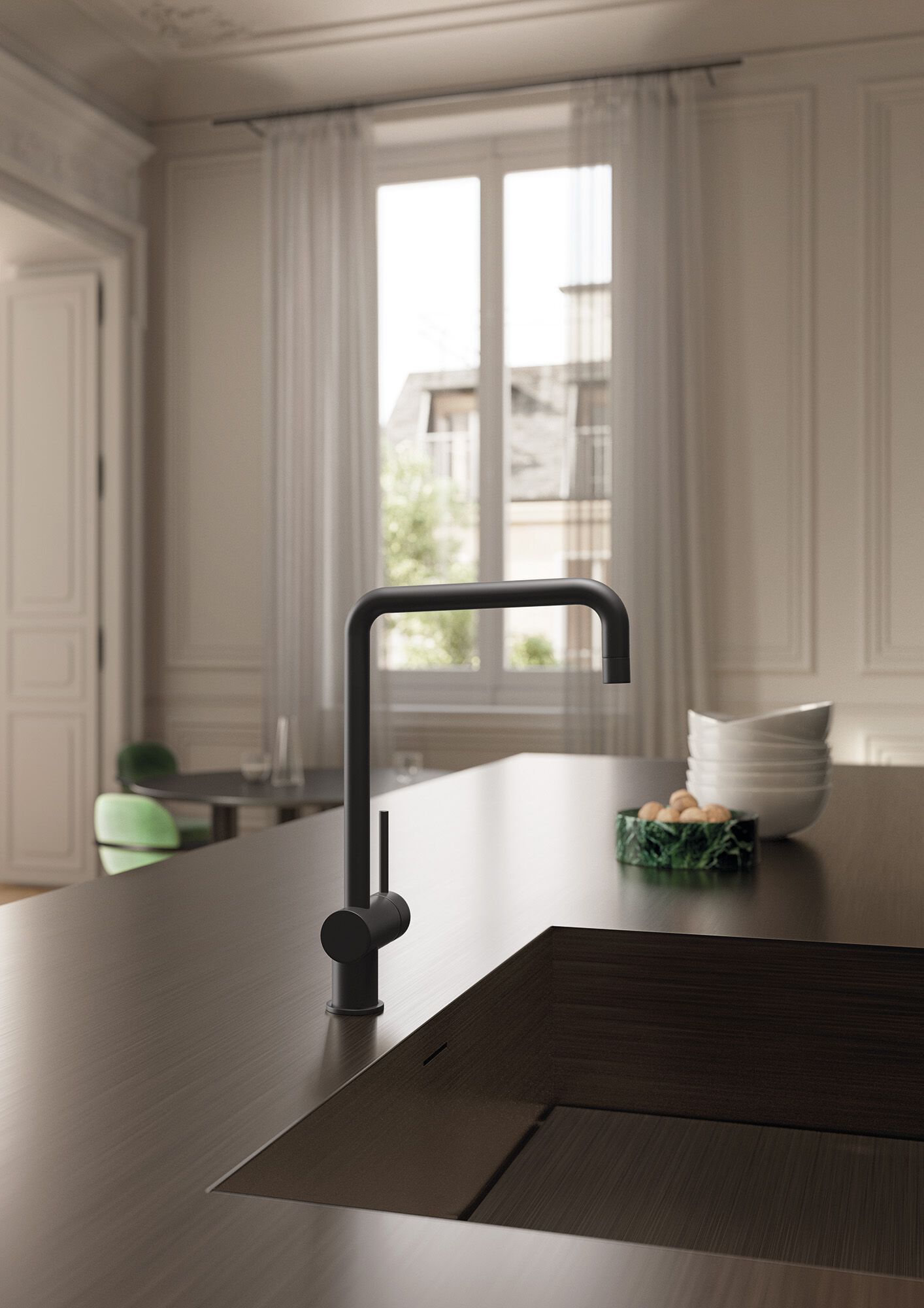 Смеситель для кухни с одним отверстием и поворотным изливом Newform XT KITCHEN ARCH-00023148 - Вид №2