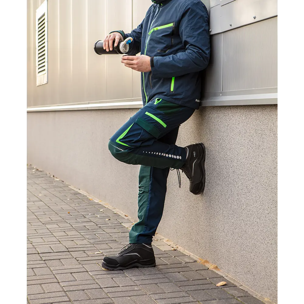 Брюки рабочие Neo Tools Premium темно-синие/зеленые размер XS рост 172-175 STLM-2082076 - Вид №7