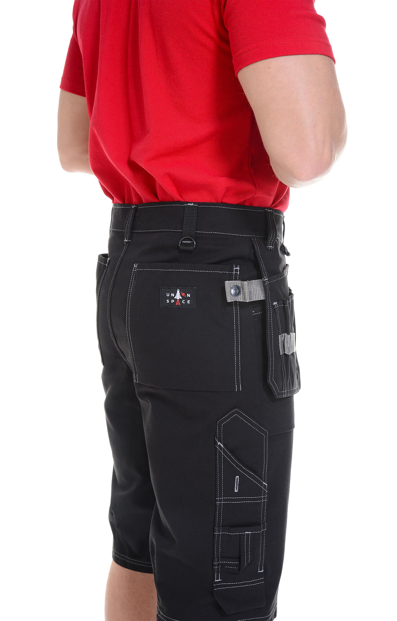 62879 Шорты  черные Union Space  Летняя спецодежда  размер 44-46/170-176  - Вид №9