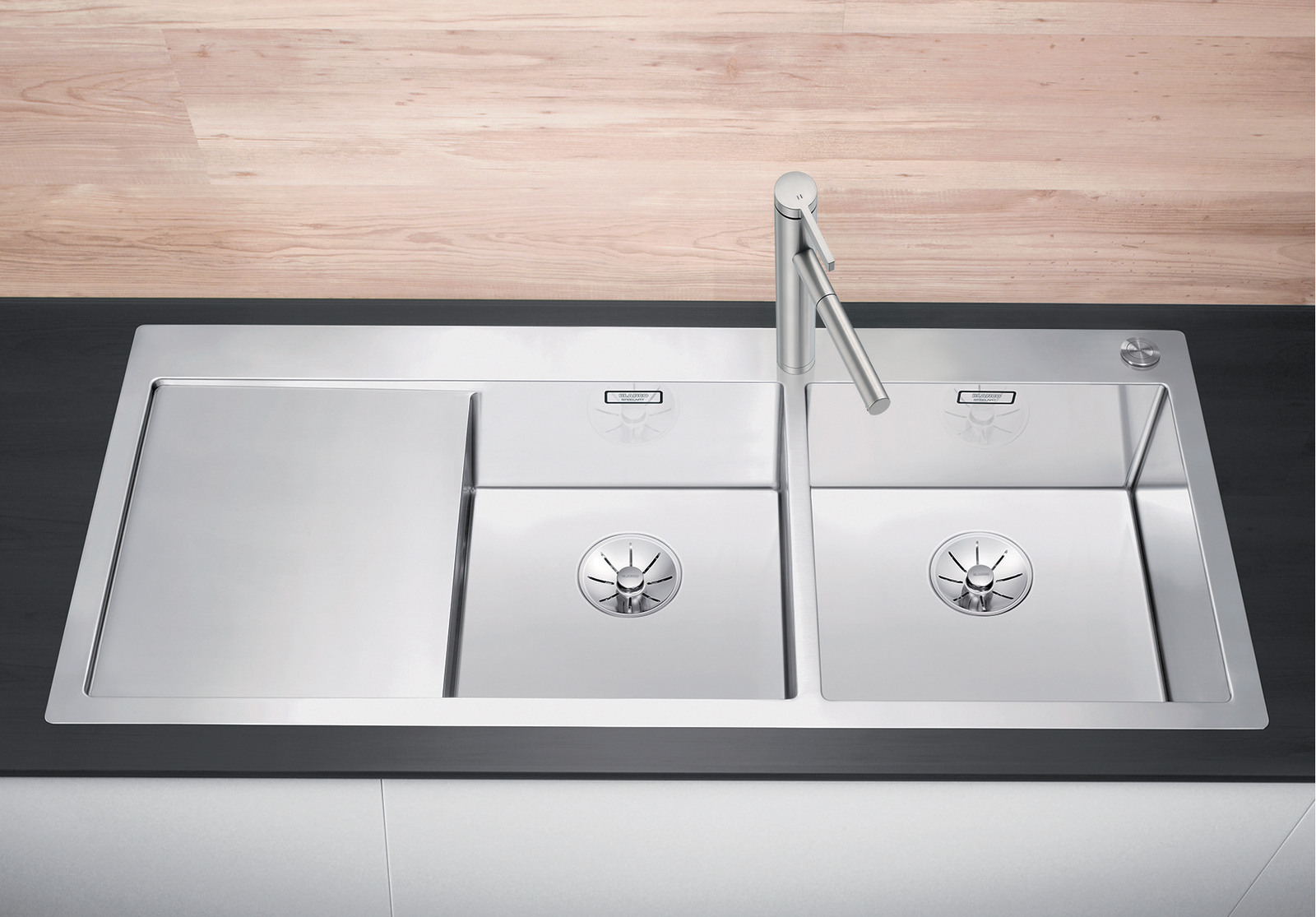 521652 Кухонная мойка Blanco Claron 8 S-IF чаша слева  Blanco Claron