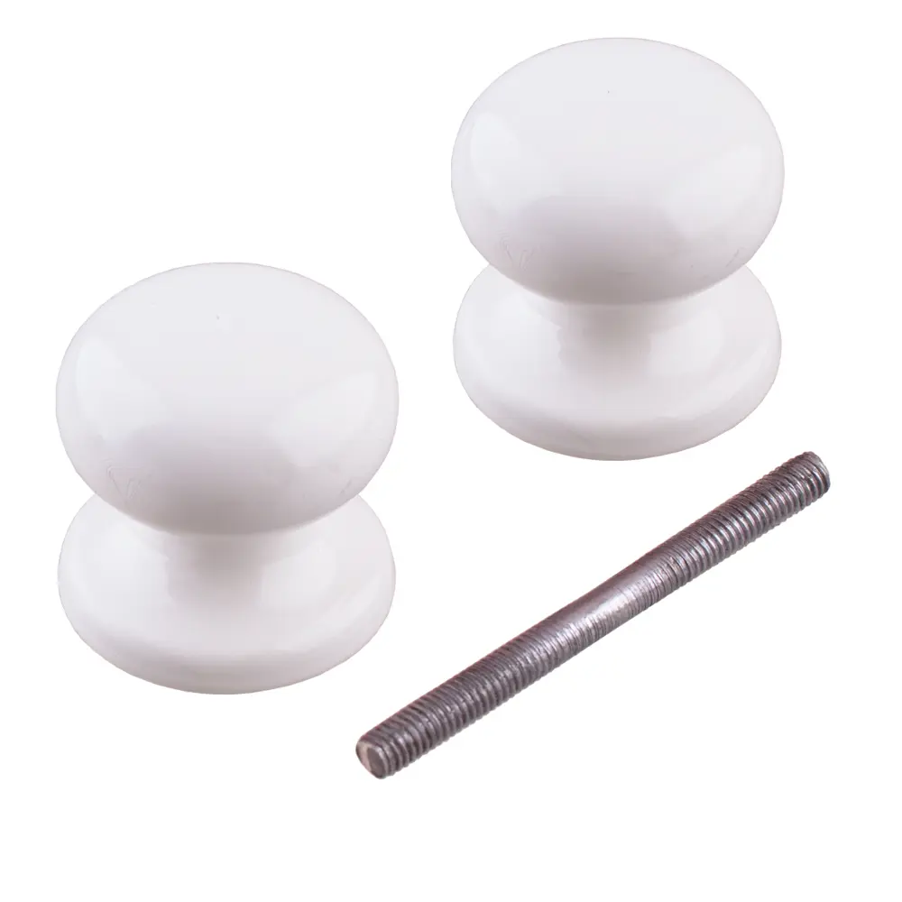 Дверная ручка-кнопка СТРОЙБАТ с цилиндровым механизмом 89341110 STLM-0901962