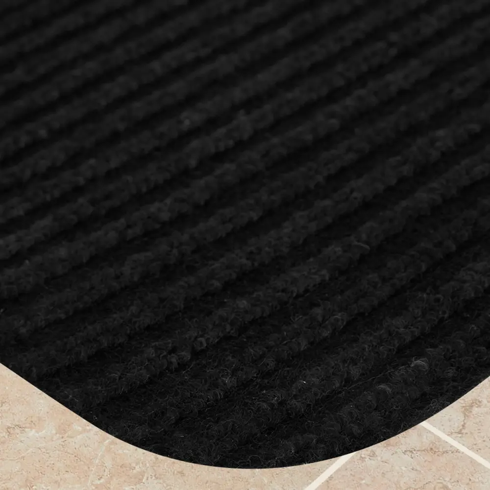 Коврик декоративный полипропилен Модерн Сфинкс 30x50 см цвет черный CTIM STLM-2141942 - Вид №1