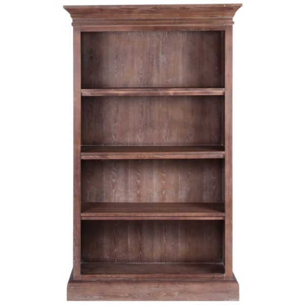 Шкаф книжный открытый коричневый Browny PUSHA MH INTERIORS 062941 Коричневый  - Вид №1