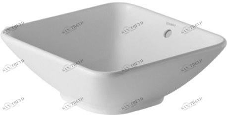 0333420000 Накладная раковина на столешницу  овальная Duravit Bacino