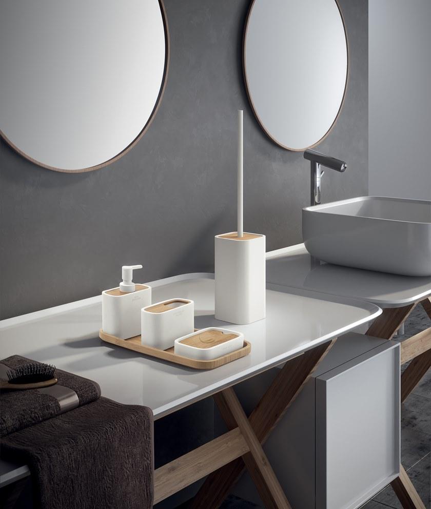 GEDY Отдельностоящий держатель для зубных щеток из полимера Ninfea 1398 - Вид №2