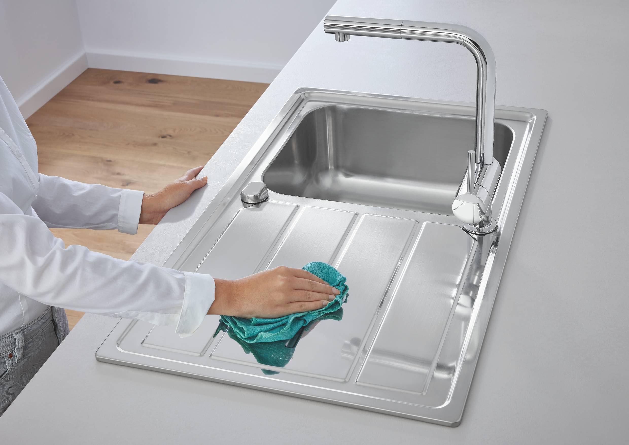 31571SD0 Мойка кухонная овальная Grohe K500 - Вид №4