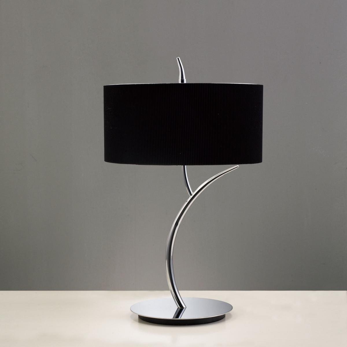 075048 Настольная лампа 2L черная Mantra Eve