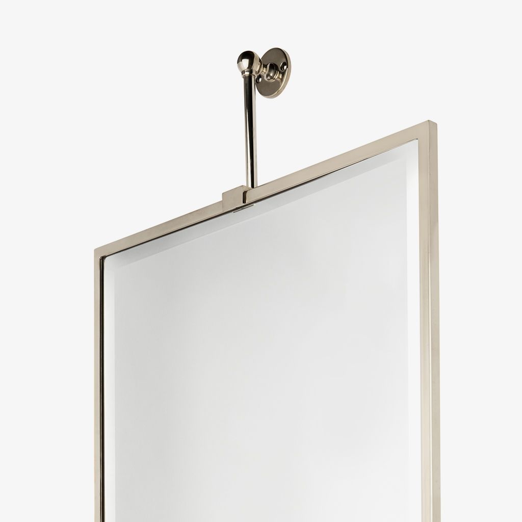 CRMR50 Кристаллическое настенное прямоугольное зеркало на стержне 19 1/2 "x 2 1/2" x 48 " Waterworks Crystal - Вид №1