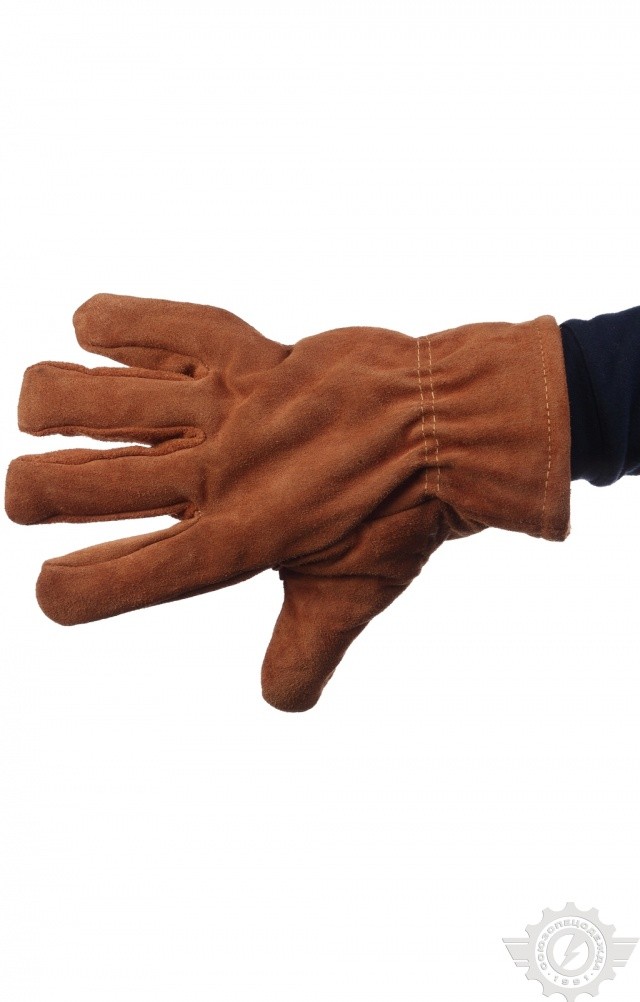 58591 Перчатки спилковые утепленные  Средства защиты рук  размер Спецодежда  - Вид №2