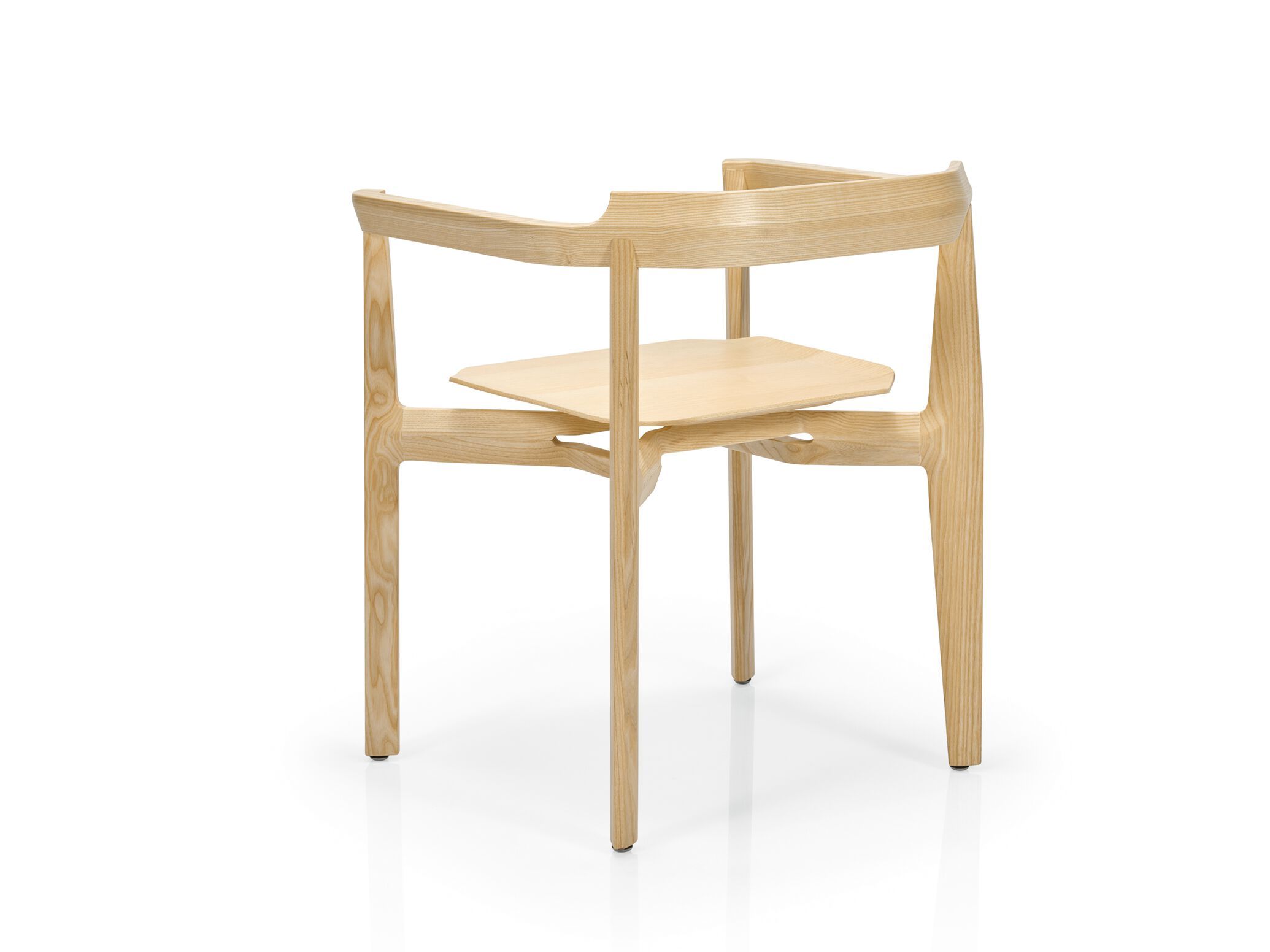 Деревянный стул с подлокотниками More Contract ARCH-00137290 - Вид №1