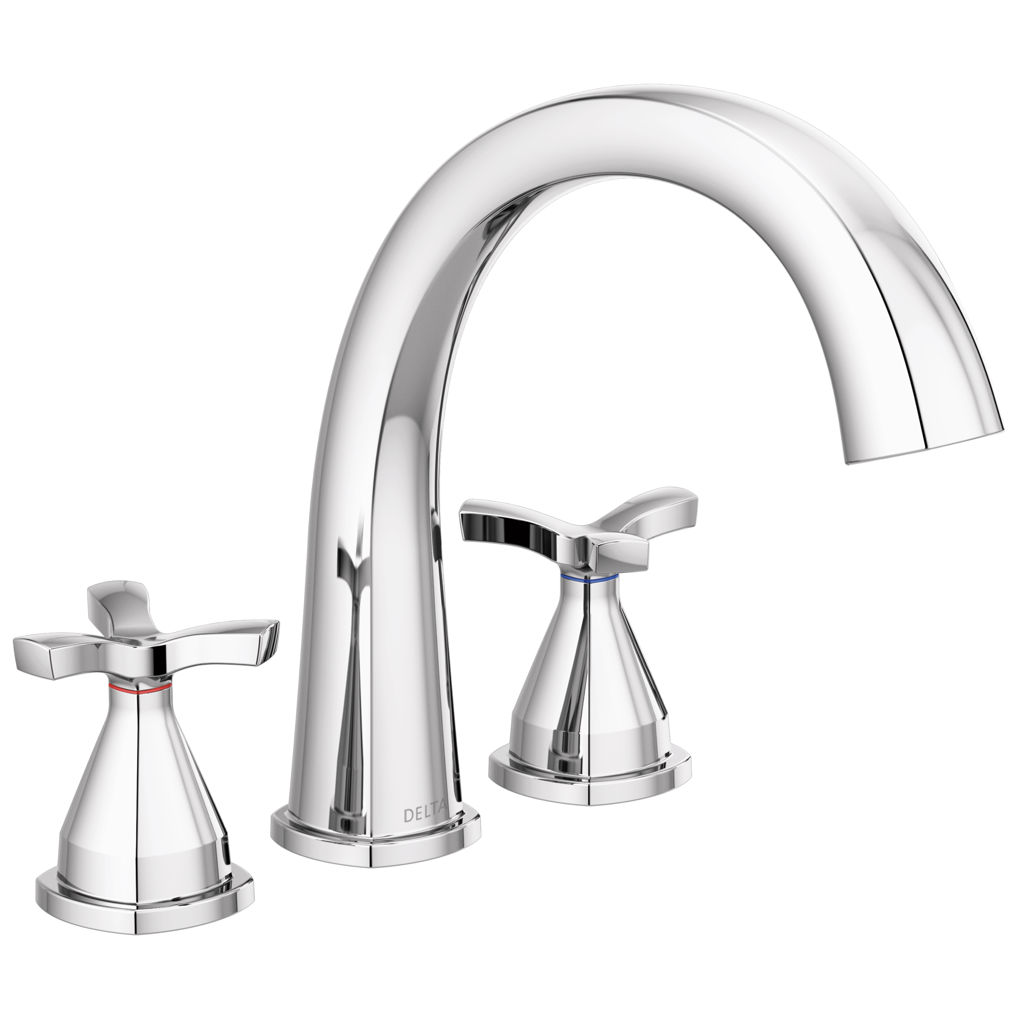 T27776 Отделка римской ванны с тремя отверстиями Delta Faucet Stryke Хром 