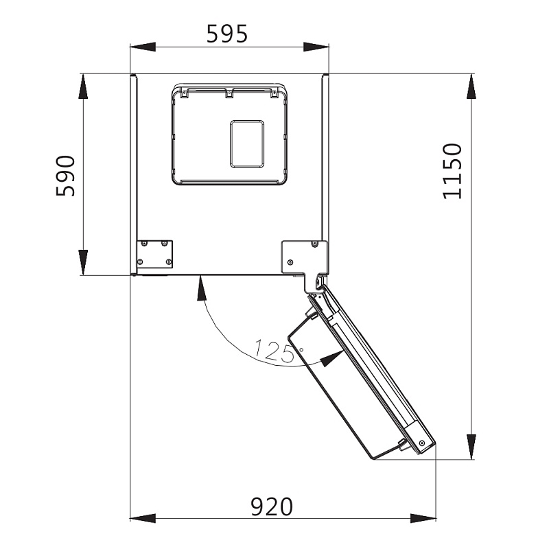 5333138 Холодильник с морозильником   Korting KNFC 62029 W белый STDN-0132483 - Вид №1