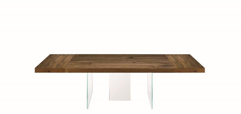 Lago Раздвижной стол из дерева и стекла Air sun-id-1504110 - Вид №2