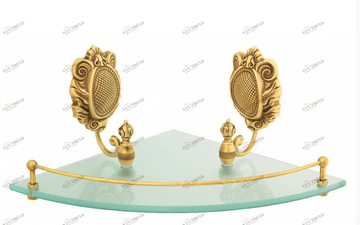 Полка с галереей MIGLIORE Cleopatra ML.CLE-60.761.DO золото 