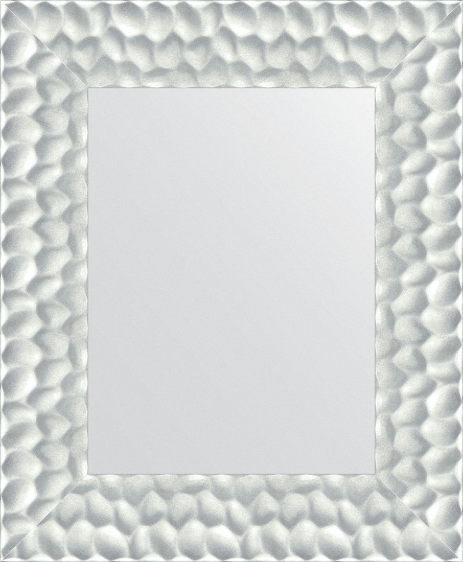 BY 3911 Зеркало в багетной раме - перламутровые дюны 89 mm EVOFORM Definite