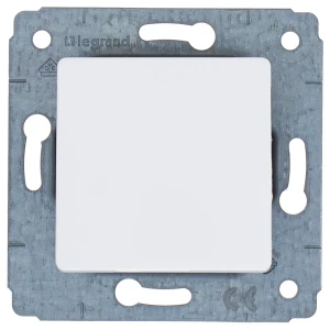 Выключатель встраиваемый Legrand Cariva 1 клавиша, цвет белый