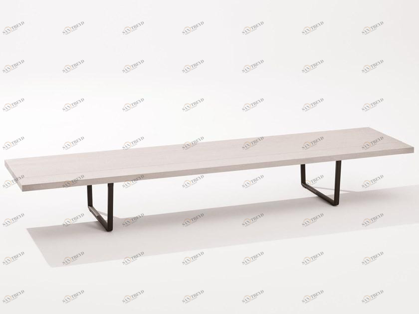 FAST Низкий садовый стол из алюминия с имитацией дерева Orizon sun-id-1379321