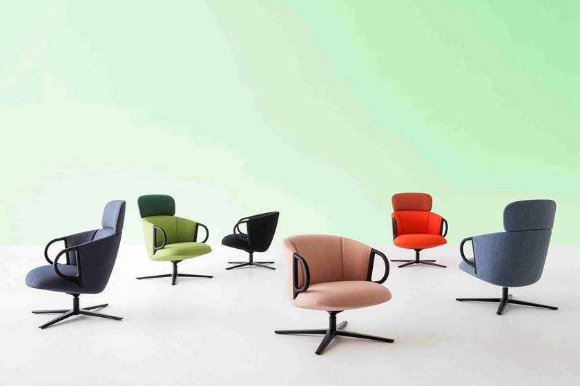 GABER Кресло из ткани с 4 спицами и высокой спинкой Cucaracha 394  - Вид №13