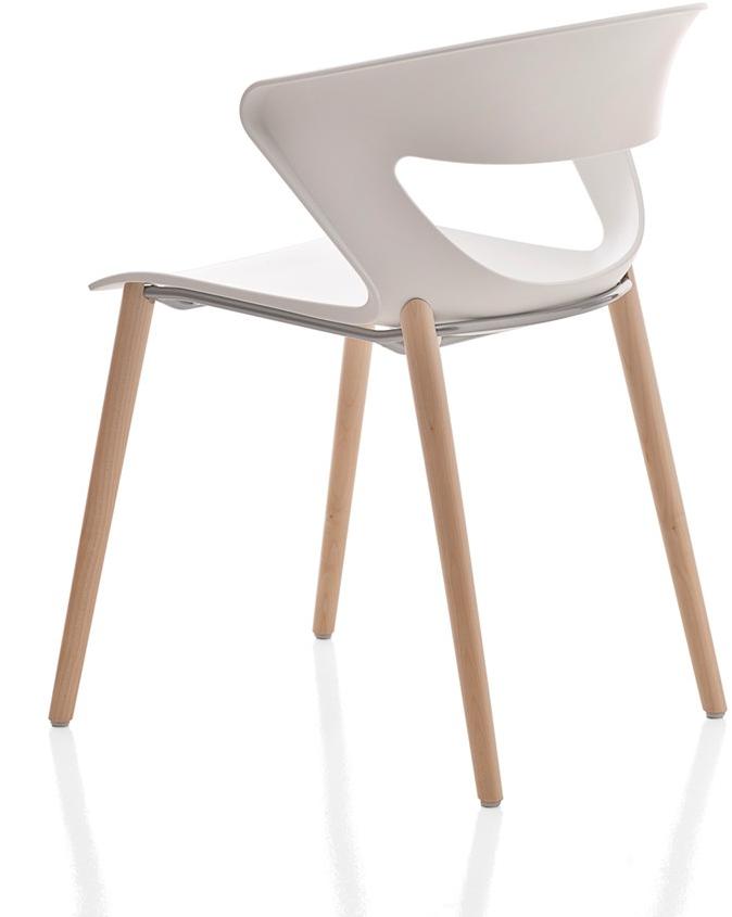 Kastel Накладной пластиковый стул с открытой спинкой Kicca sun-id-1502626 - Вид №1