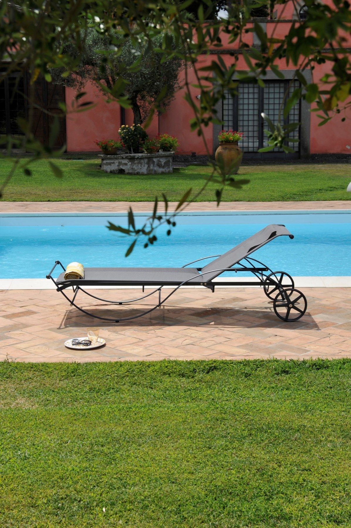 Железная Садовая кровать с колесами Unopiù Aurora ARCH-00120773 - Вид №2