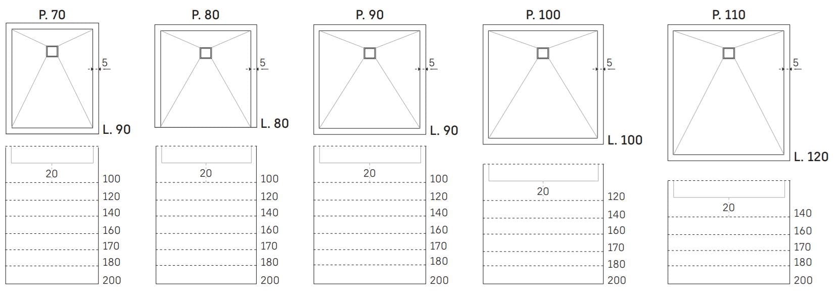 Прямоугольный поддон для душа Technogel® DISENIA Join ARCH-00005105 - Вид №2
