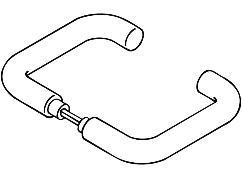 111PBR Дверная ручка (р-техник) HEWI System 111 | Polyamid  - Вид №7