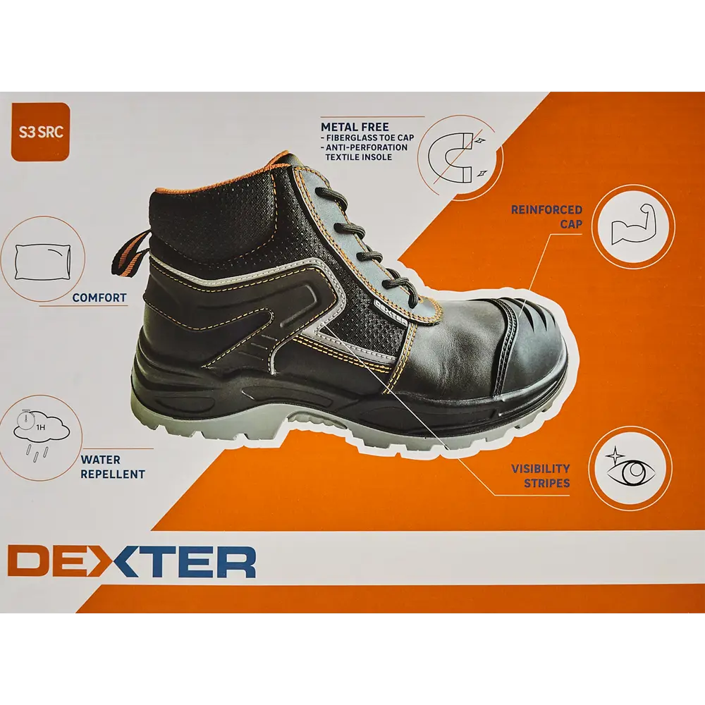 Ботинки рабочие Dexter S3 SRC - надёжная защита для профессиональных работ 82625662 STLM-0032247 - Вид №7