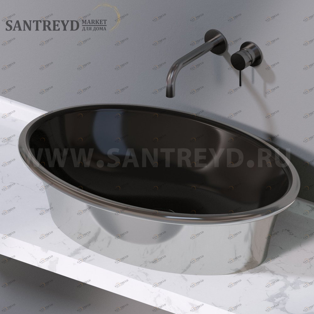 L492253 Накладная раковина на столешницу  овальная A. e T. Italia PRINCESS AeT ITALIA