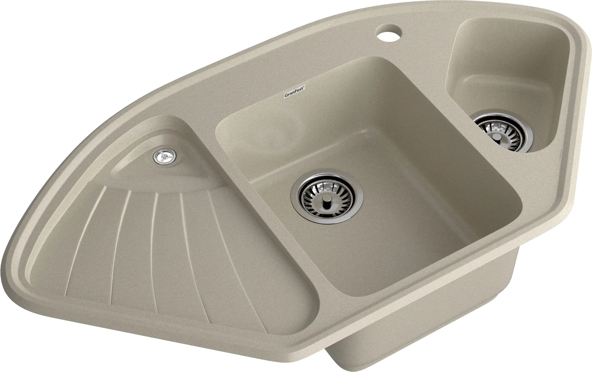 Кухонная мойка Искусственный камень CORNER S08 GranFest C-1040E-S08 - Вид №2