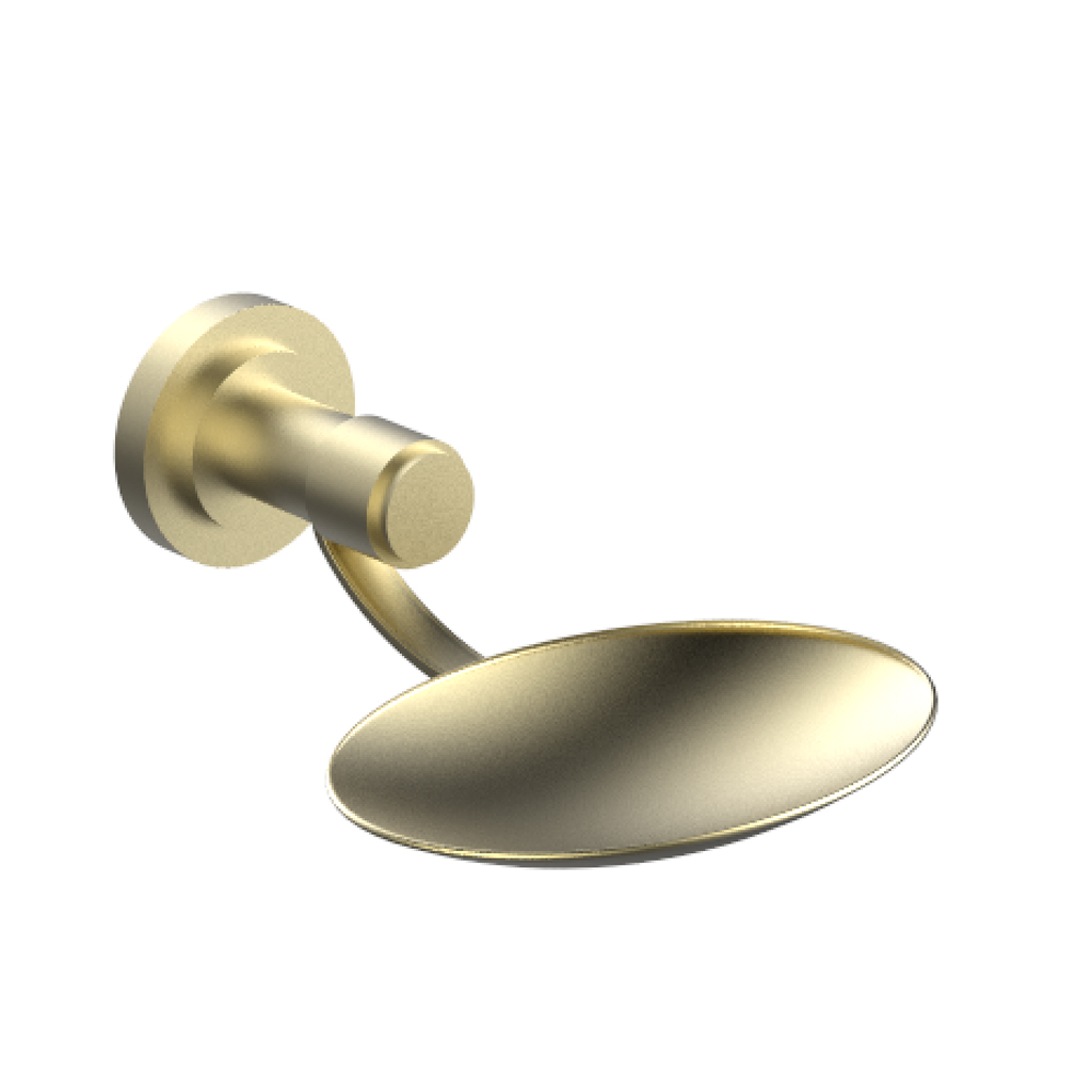 C21-514 C21-514 Мыльница настенная овальная АЛИЗЕ С РЫЧАГАМИ Cristal & Bronze ALIZÉ À MANETTES  - Вид №1