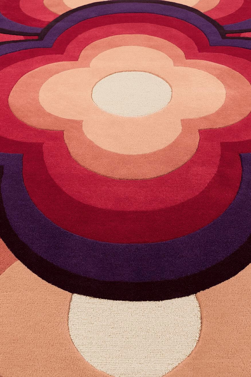 Прямоугольный шерстяной ковер Toulemonde Bochart FLOWER POWER ARCH-00093882 - Вид №5