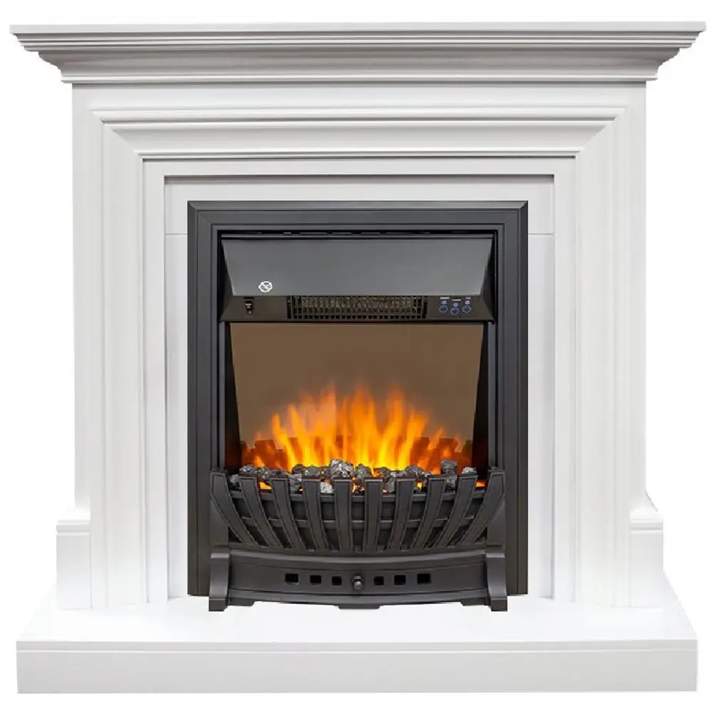 Каминокомплект Royal Flame Bradford STD Aspen Black 1.5 кВт цвет белый STLM-2142941