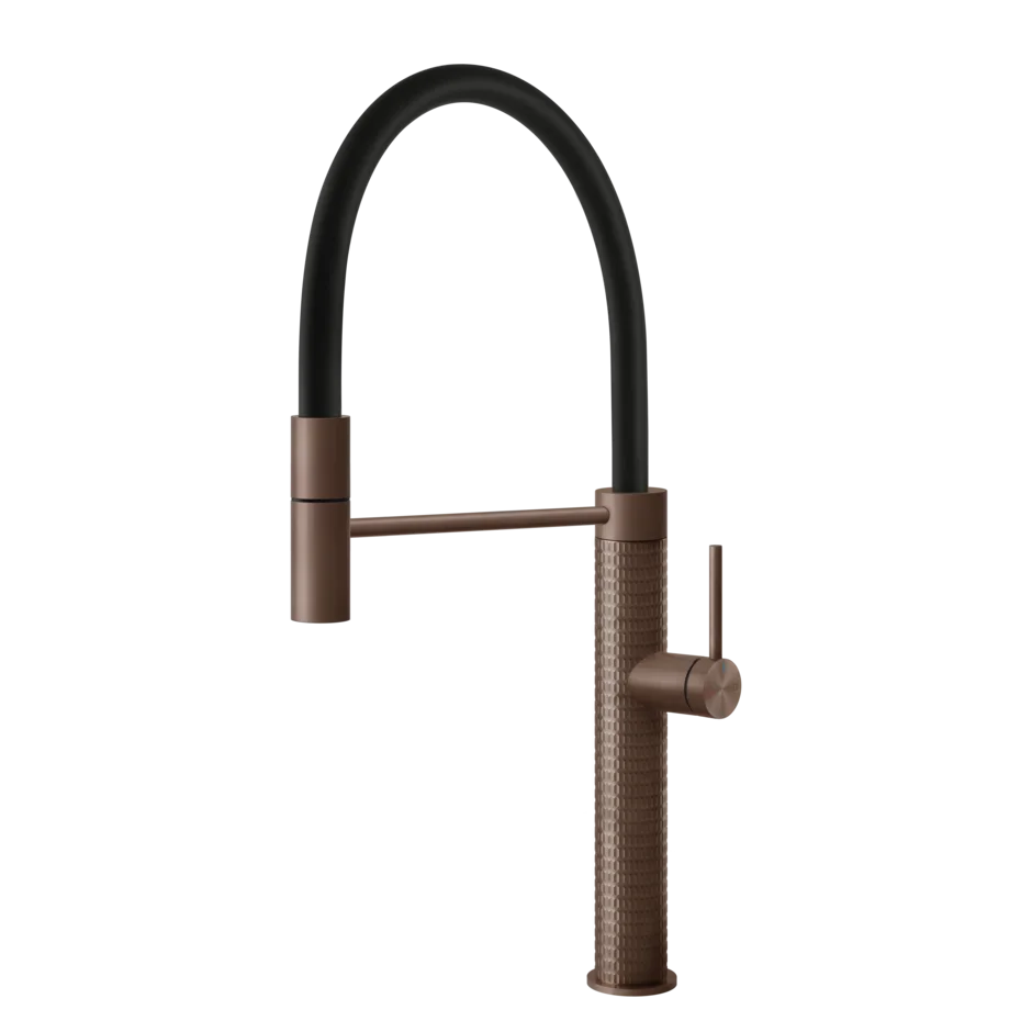 Смеситель для раковины 60012 708 Gessi Gessi316 МЕДНЫЙ МАТОВЫЙ PVD 60012708