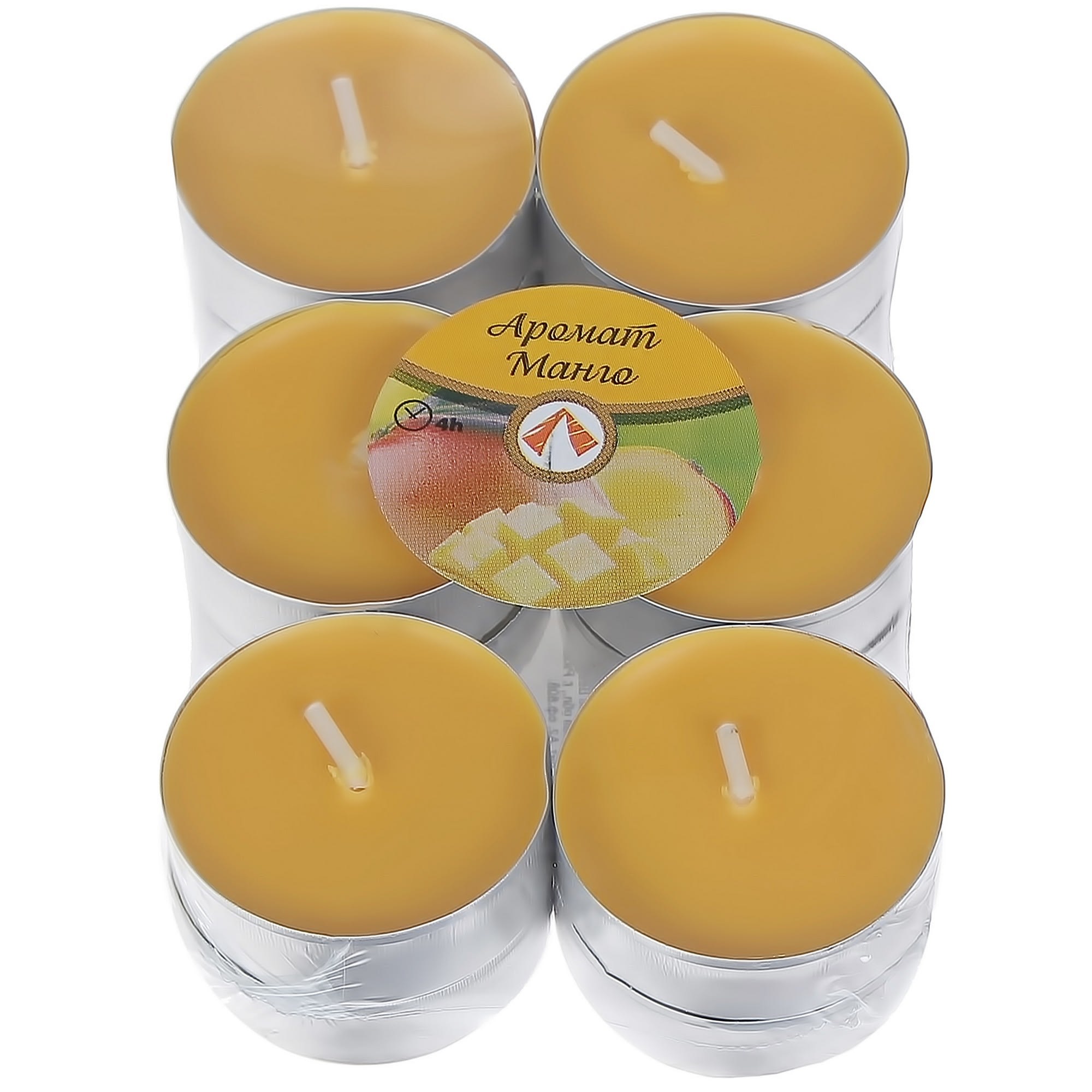 82018460 Набор свечей чайных ароматизированных «Манго», 12 шт Santreyd  - Вид №1