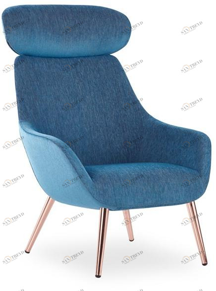 B&T Design Кресло из ткани с подголовником Lamy sun-id-1440749