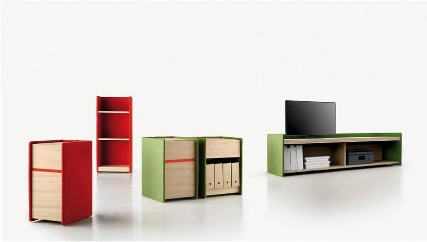 ALKI Книжный шкаф низкий офисный Landa sun-id-1457875 - Вид №1