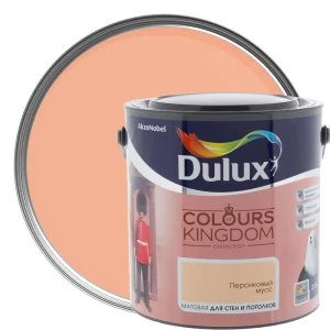 Декоративная краска для стен и потолков Dulux Colours Kingdom цвет персиковый мусс 2.5 л