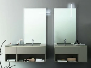 ARBLU Прямоугольное зеркало со встроенной настенной подсветкой