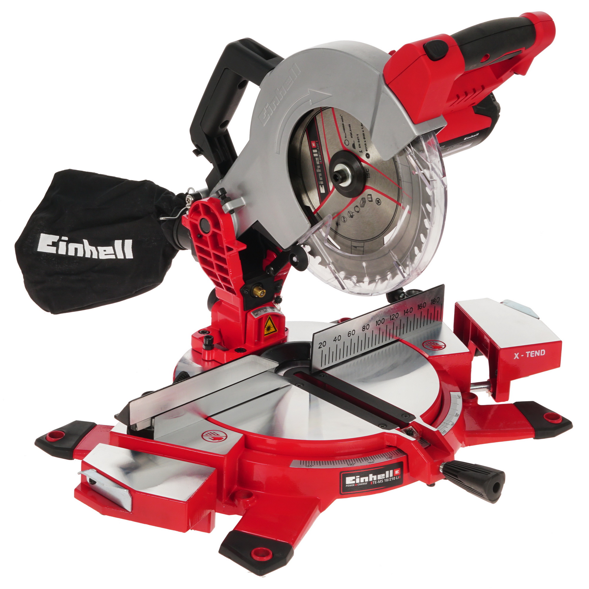 Торцовочная пила  Einhell TE-MS 18/210 Li-Solo Power X Change 18V  , Без ЗУ, Без АКБ 5308601 STDN-0122607