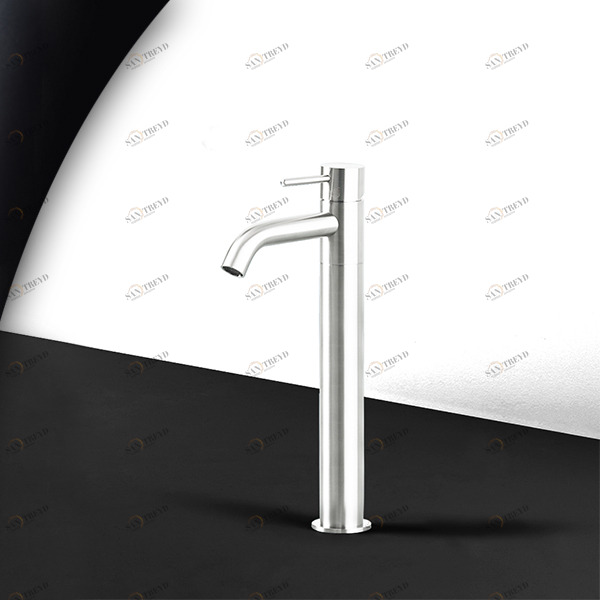 Смеситель для раковины сталь глянцевая Toki Radomonte TKS3L