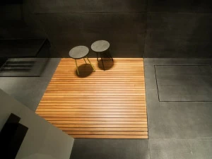 Moab80 Решетчатый душевой поддон из тикового дерева