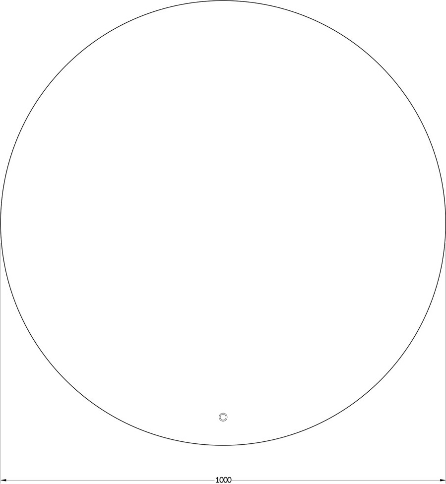 BY 2657 Зеркало с LED-подсветкой 27 W EVOFORM Ledshine - Вид №1